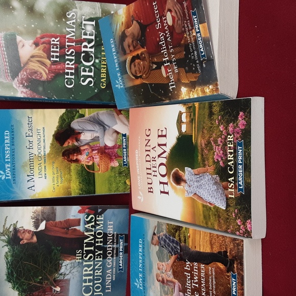 10 Love Inspired Large Print Books - Picture 2 of 5